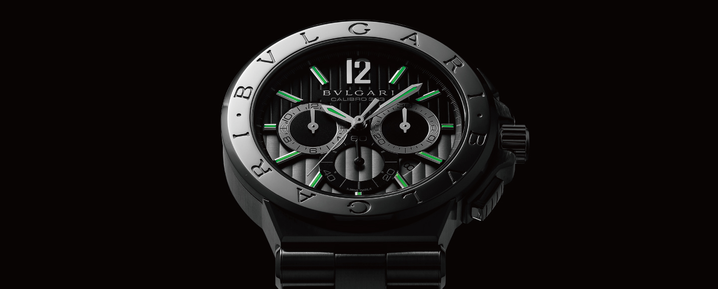 Bvlgari Diagono Caribro 303 SS Automatic Bulgari Diagono Calibro 303 42mm Ref DG 42 SWG blue dial  main image 2