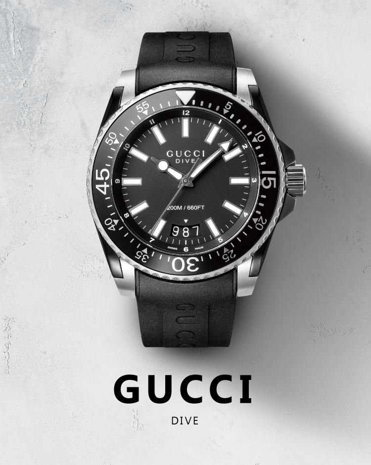 GUCCI DIVE(グッチ ダイブ)特集|グッチ(GUCCI)|海外ブランド腕時計通販
