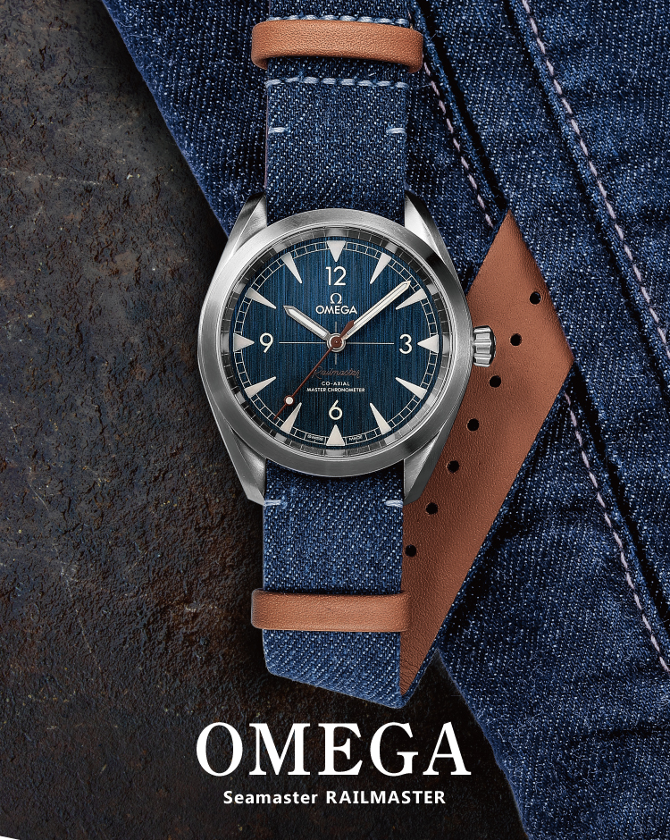 OMEGA SEAMASTER RAILMASTER DENIM（オメガ シーマスター レイル 
