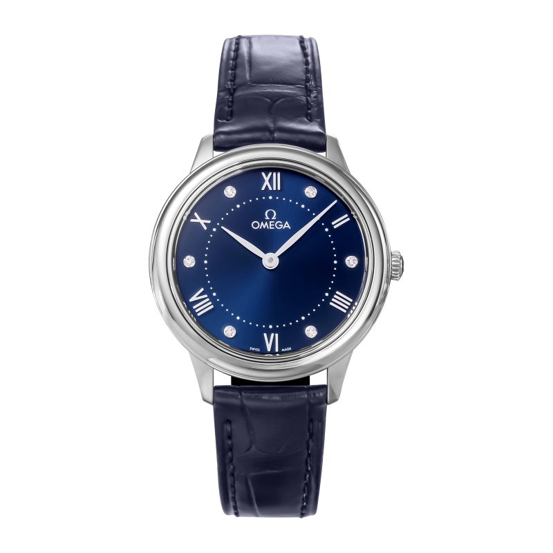 OMEGA オメガ デ・ヴィル プレステージ ネイビー 30mm 434.13.30.60.53.001